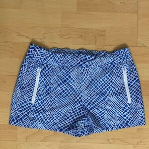 Reel Legends Blue Patterned Performance Shorts